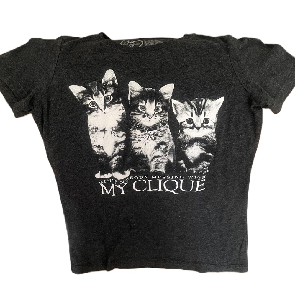 Gray and White XS Short Sleeve Shirt